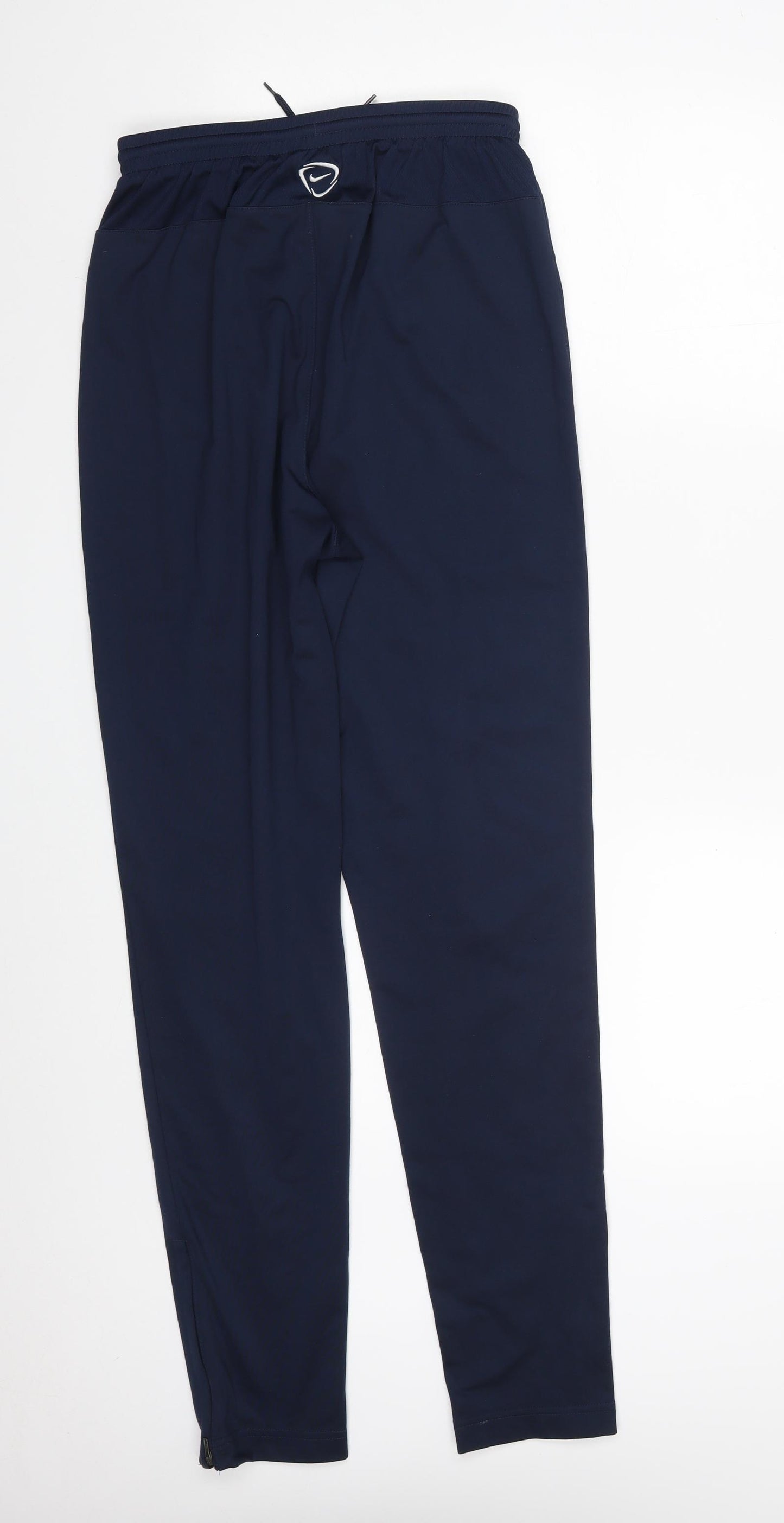 Nike Boys Blue  Polyester Jogger Trousers Size 12-13 Years L29 in Slim  - DRI-FIT