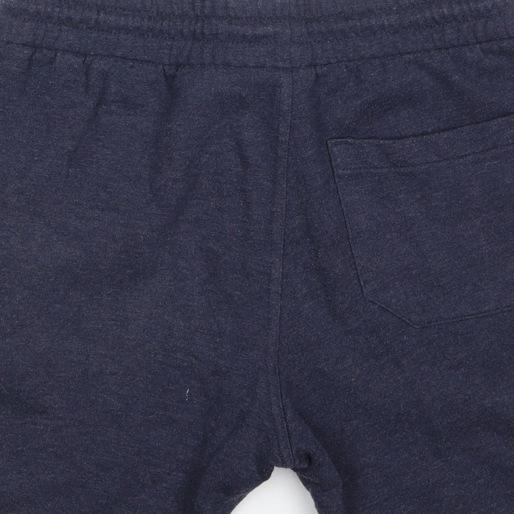 H&M Boys Blue  Cotton Sweat Shorts Size S L6 in Regular