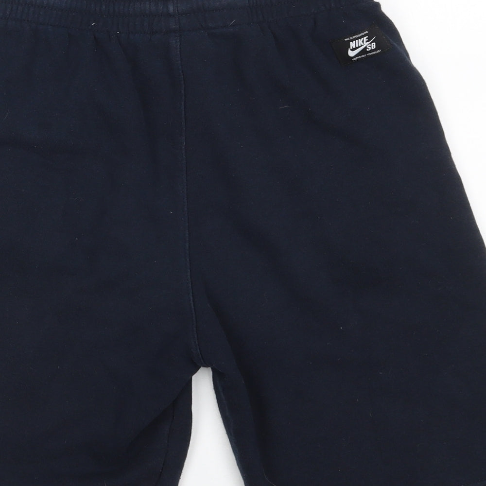 Nike Sb Boys Blue  Cotton Sweat Shorts Size 12-13 Years L9 in Regular