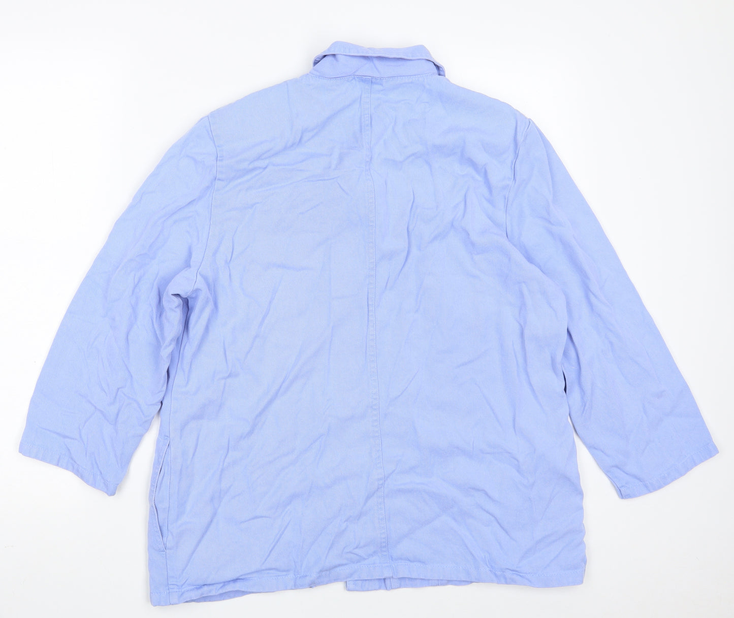 Pola Oy Womens Blue   Jacket Coat Size 14  Button