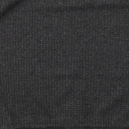 F&F Womens Grey Round Neck  Polyester Pullover Jumper Size 12