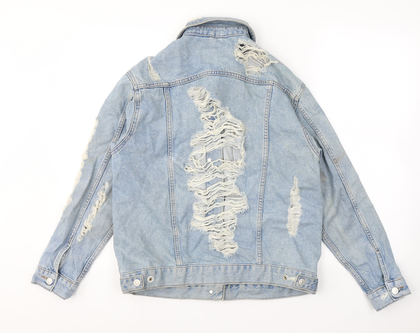 Topshop Womens Blue   Jacket  Size 8  Button
