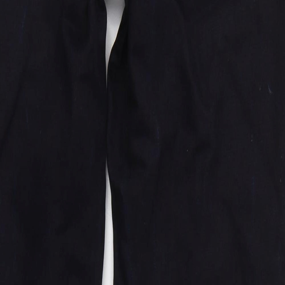 Autograph Mens Blue  Cotton Cropped Jeans Size 38 in L30 in Regular Button