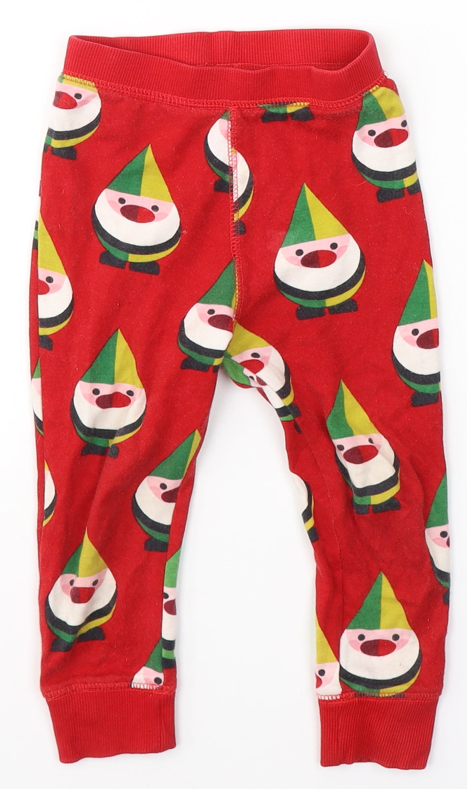 NEXT Girls Red  Cotton Capri Pyjama Pants Size 2-3 Years  Pullover - christmas leggings