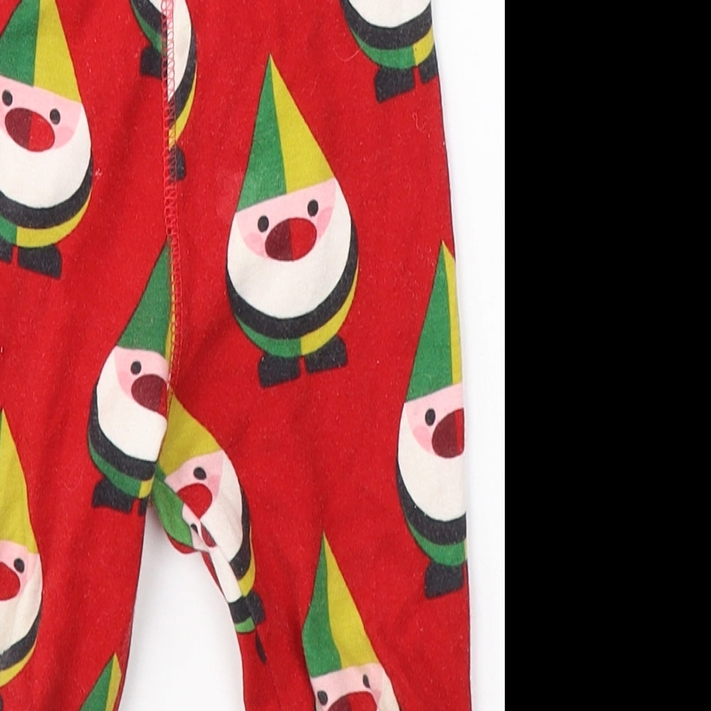 NEXT Girls Red  Cotton Capri Pyjama Pants Size 2-3 Years  Pullover - christmas leggings