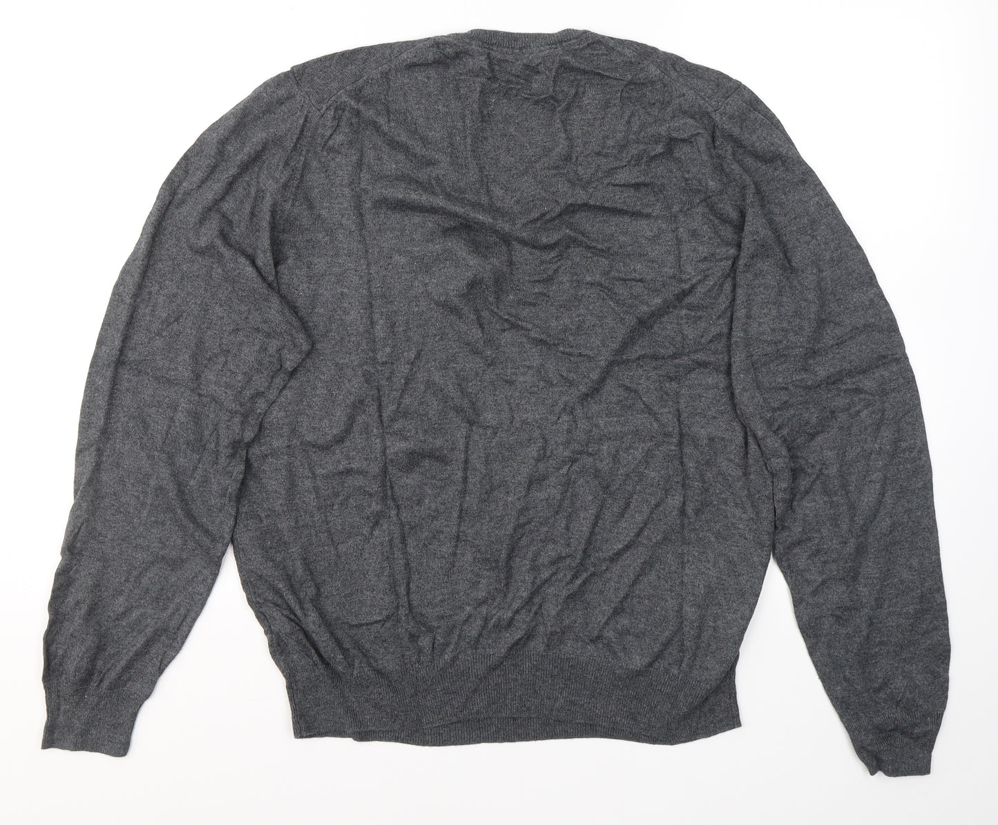 Marks and Spencer Mens Grey  Cotton Pullover Sweatshirt Size L
