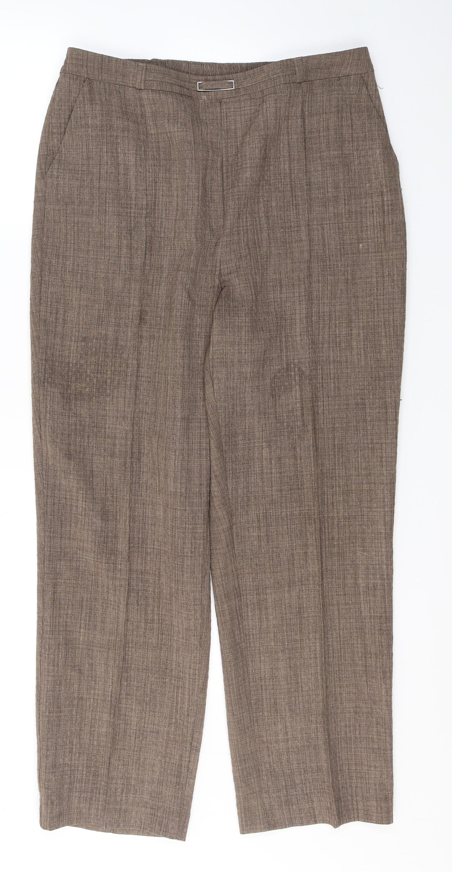 Honor Millburn Womens Red  Polyester Trousers  Size 14 L27 in Regular
