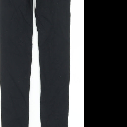 Tommy Hilfiger Girls Black  Cotton Jogger Trousers Size 12 Years  Regular  - Leggings