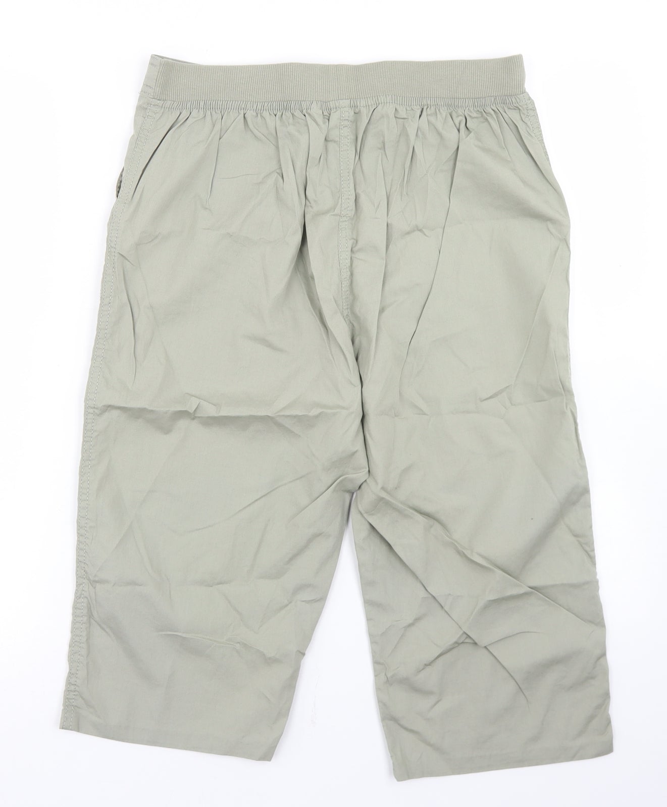 BM Casual Womens Green  Cotton Cargo Shorts Size 12 L14 in Regular
