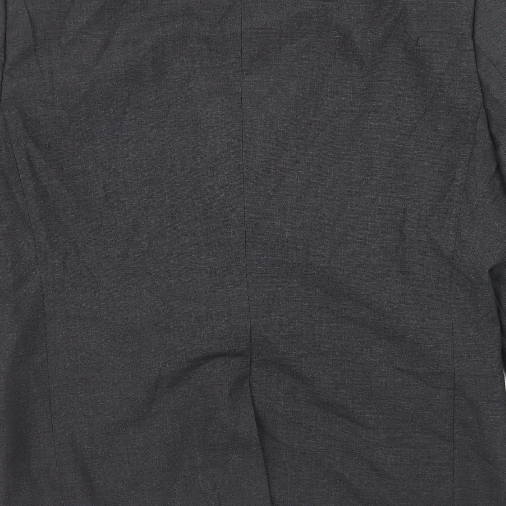NEXT Mens Grey  Polyester Jacket Blazer Size 38   - Tailored Fit