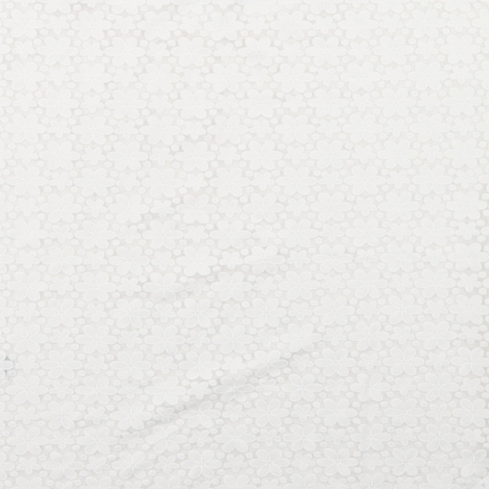 Marks and Spencer Womens White Floral Viscose Basic T-Shirt Size 14 Round Neck