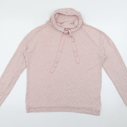 NEXT Womens Pink Roll Neck  Viscose Pullover Jumper Size M