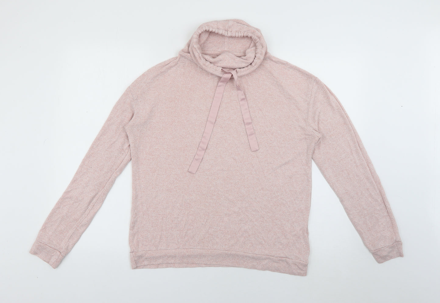 NEXT Womens Pink Roll Neck  Viscose Pullover Jumper Size M