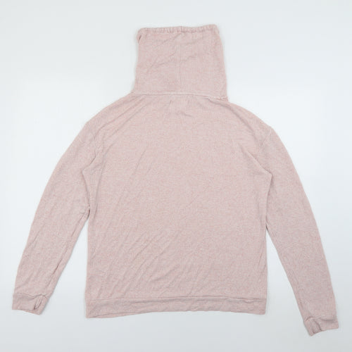 NEXT Womens Pink Roll Neck  Viscose Pullover Jumper Size M