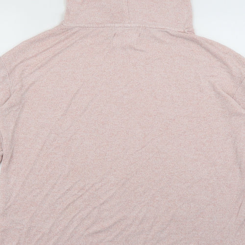NEXT Womens Pink Roll Neck  Viscose Pullover Jumper Size M