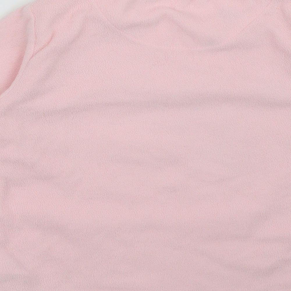 YD Girls Pink Round Neck  Polyester Pullover Jumper Size 5-6 Years   - Unicorn Stars