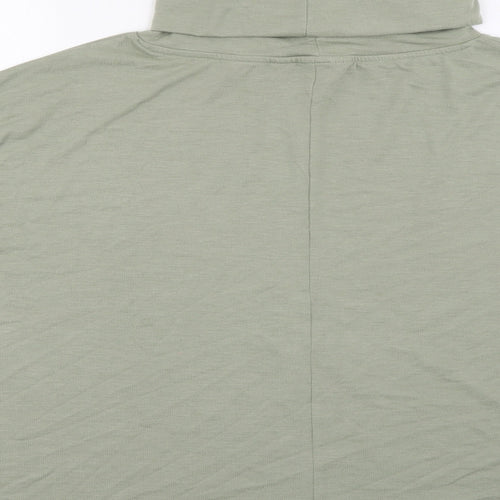 Primark Womens Green Roll Neck  Polyester Pullover Jumper Size 10