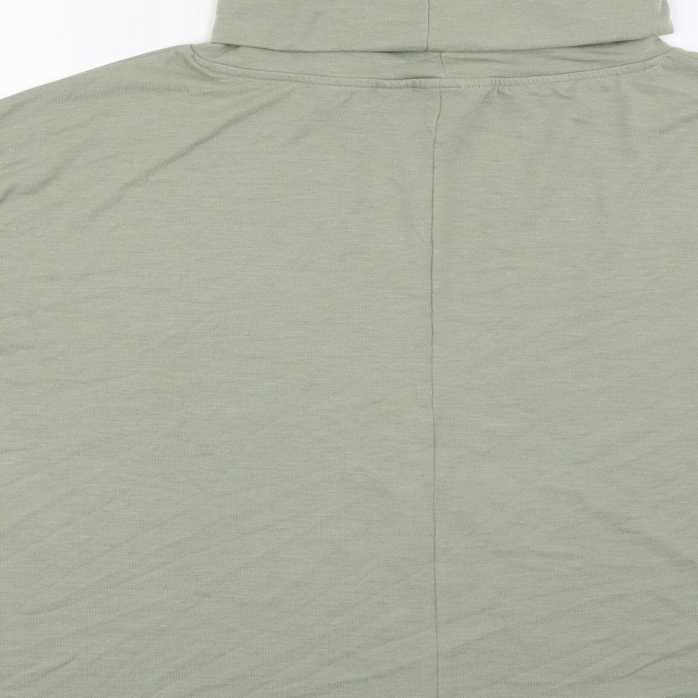 Primark Womens Green Roll Neck  Polyester Pullover Jumper Size 10