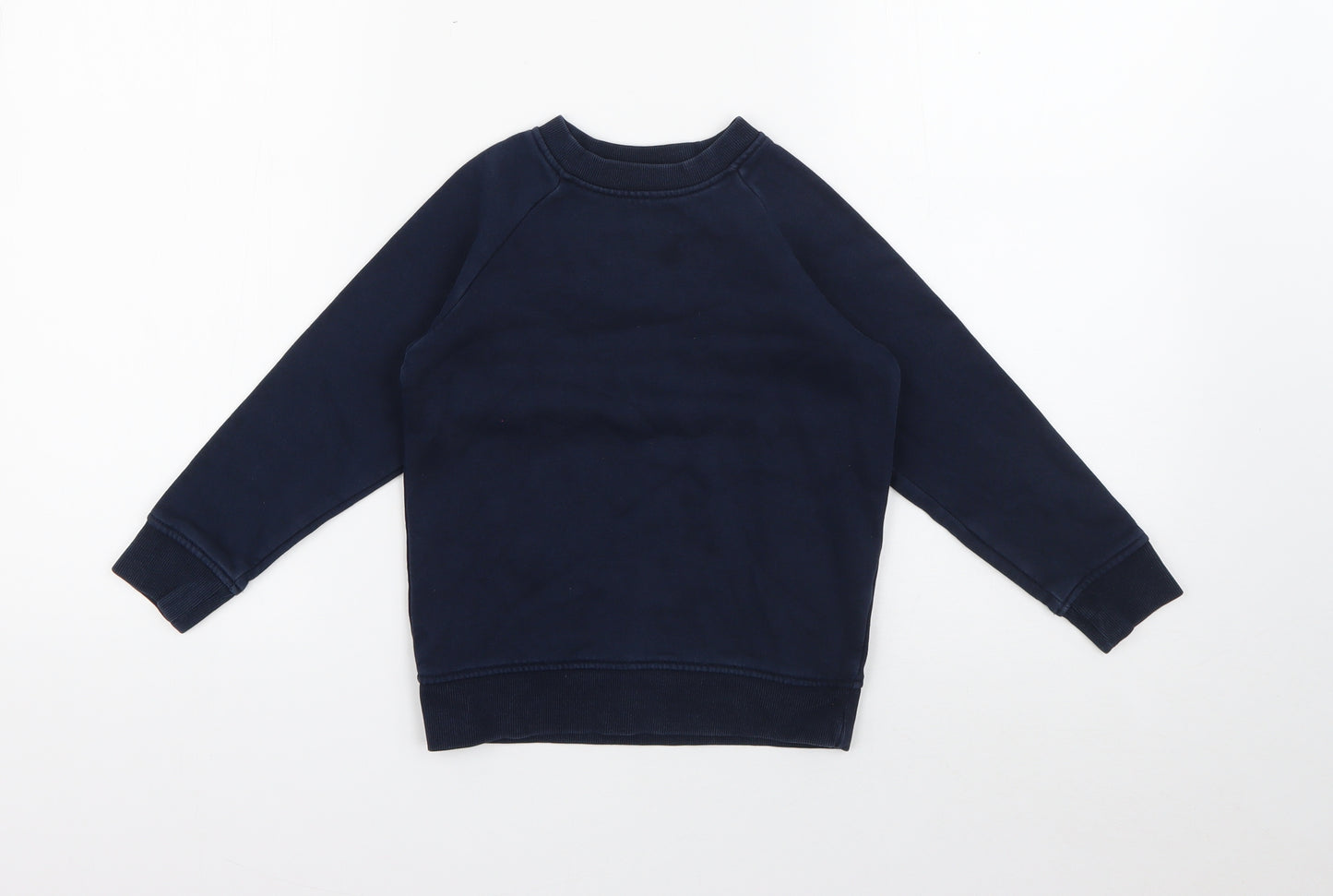 NEXT Boys Blue  Cotton Pullover Sweatshirt Size 4 Years   - School