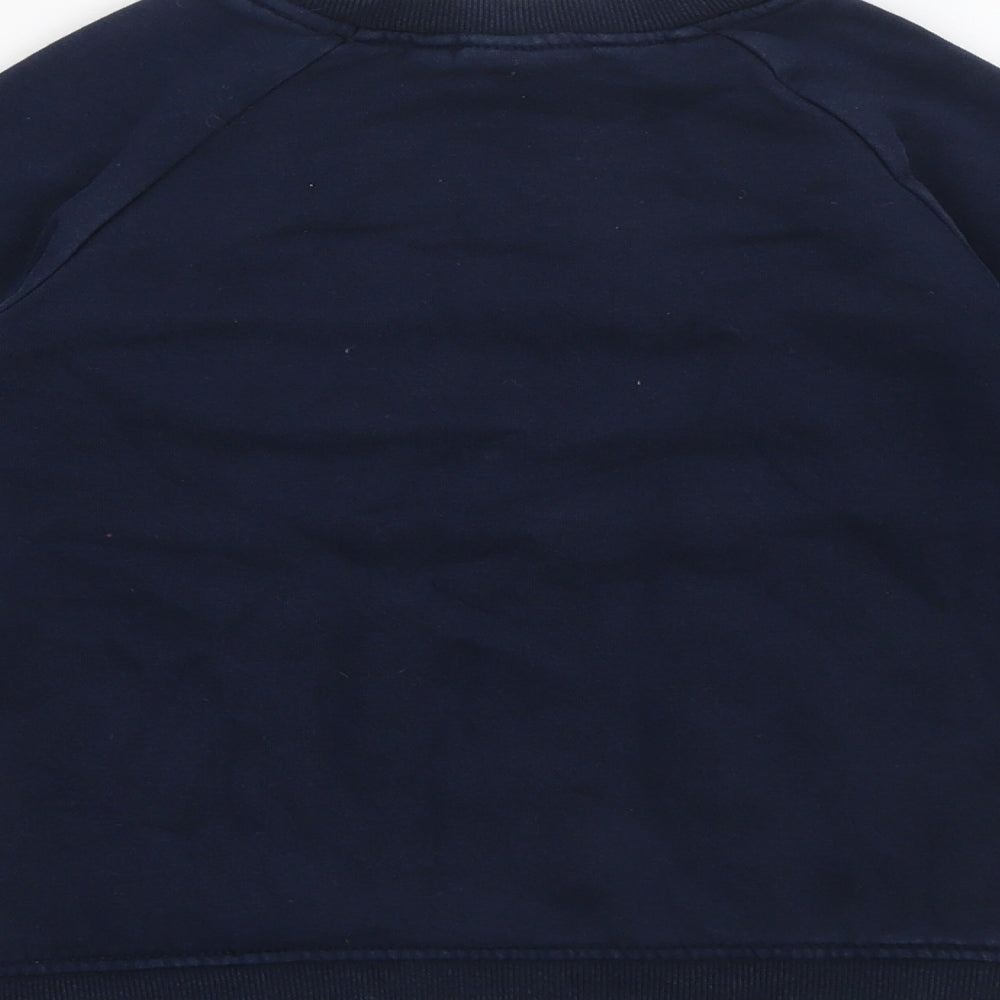 NEXT Boys Blue  Cotton Pullover Sweatshirt Size 4 Years   - School