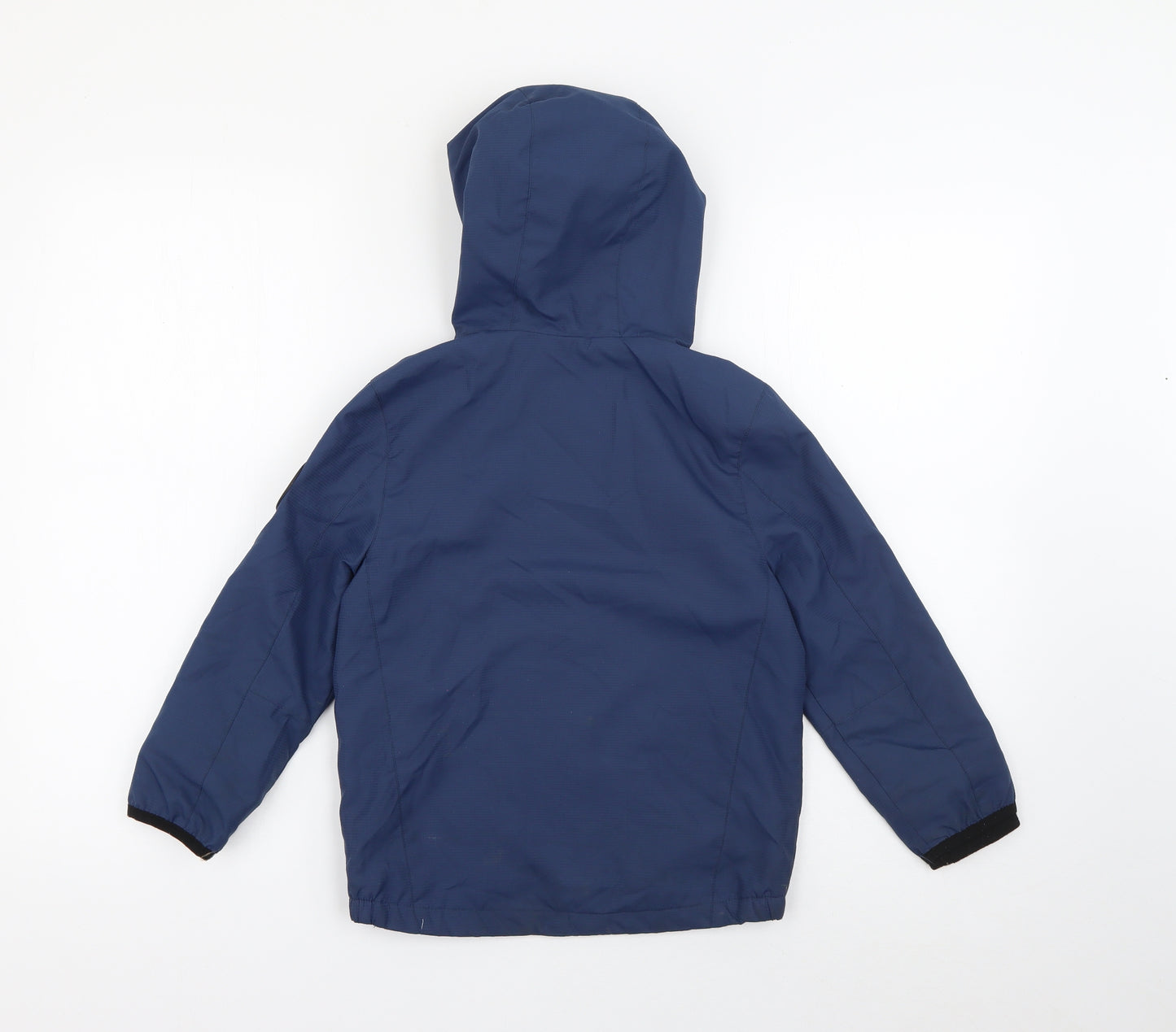 F&F Boys Blue   Rain Coat Coat Size 5-6 Years  Zip