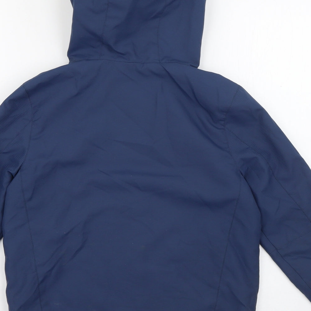 F&F Boys Blue   Rain Coat Coat Size 5-6 Years  Zip