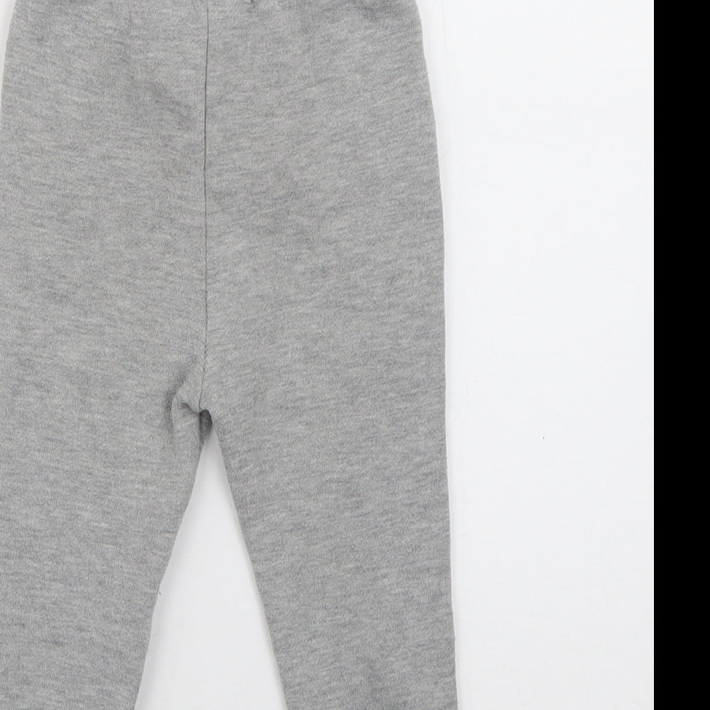 Primark Baby Grey  Cotton Jogger Trousers Size 18-24 Months   - Lion
