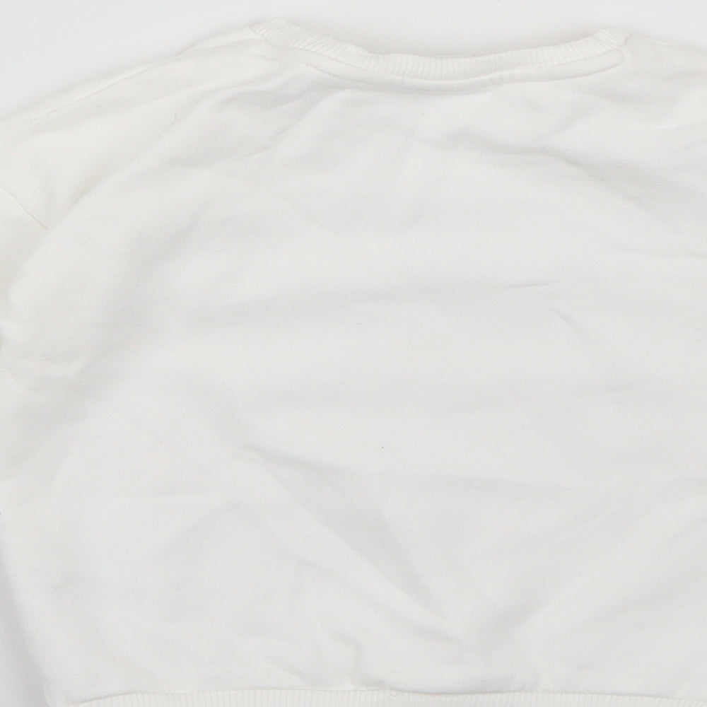 Tesco Boys White  Cotton Pullover Jumper Size 24 Months   - Disney Mickey Mouse Halloween