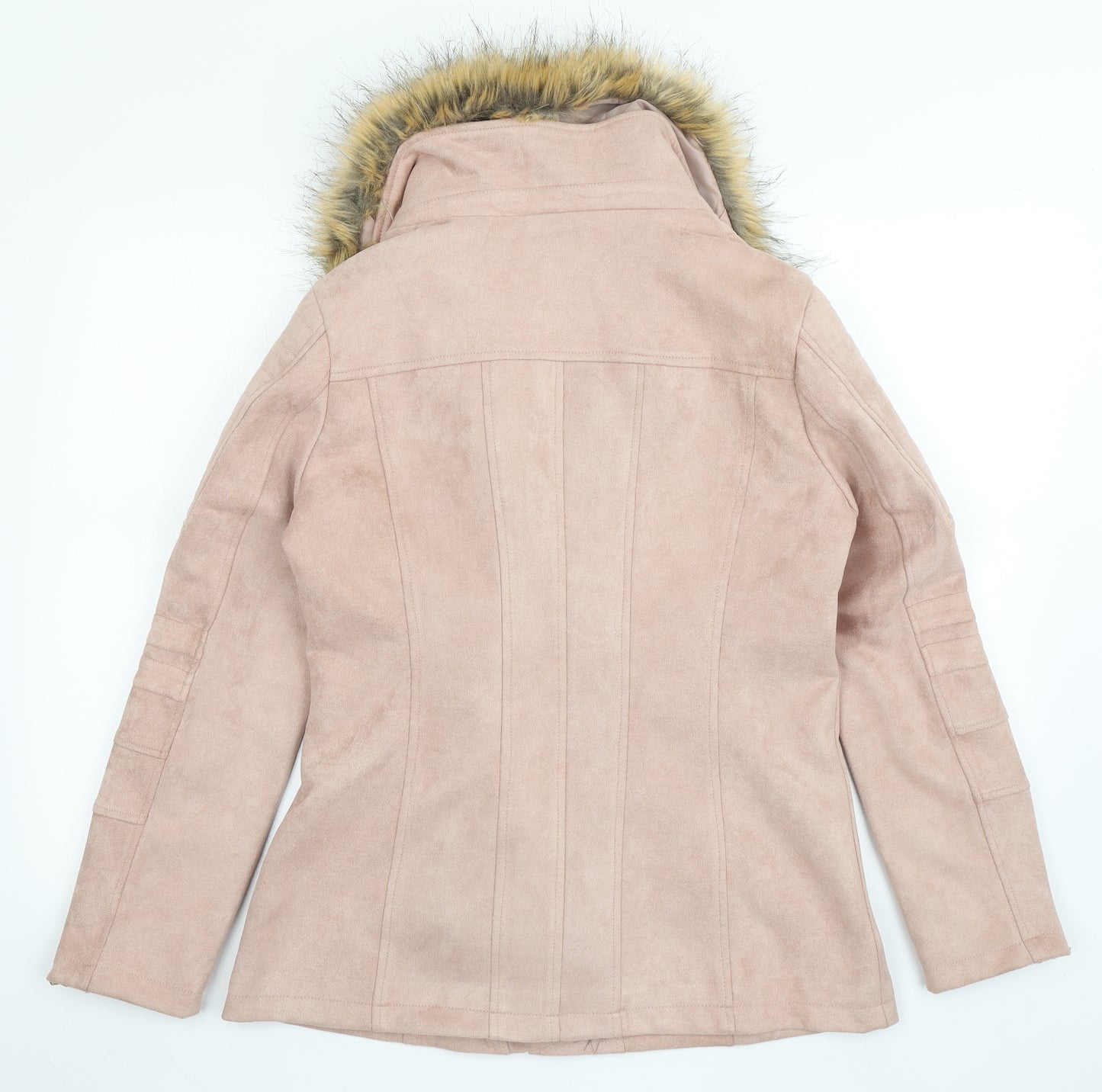 Parisian Womens Pink   Biker Jacket Size 12  Zip