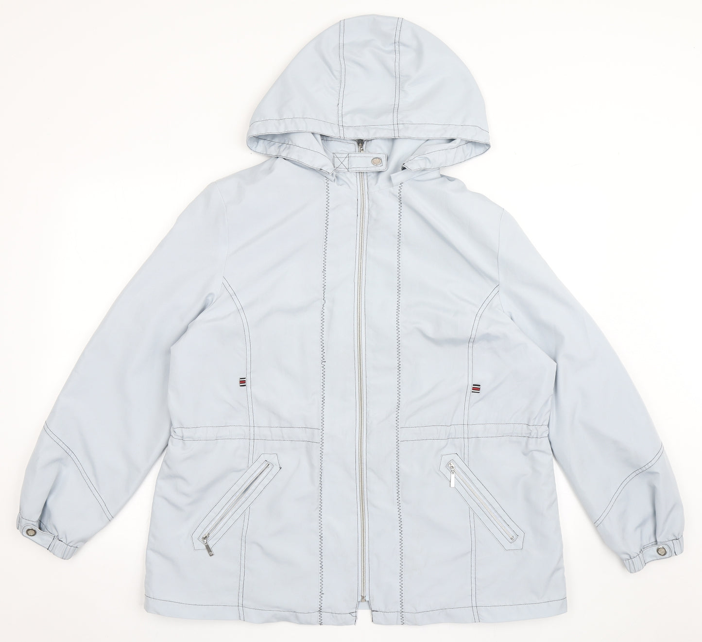 David Barry Womens Blue   Anorak Coat Size 20  Zip