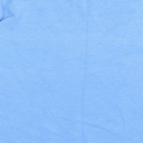 Paramour Womens Blue Round Neck  Viscose Pullover Jumper Size L