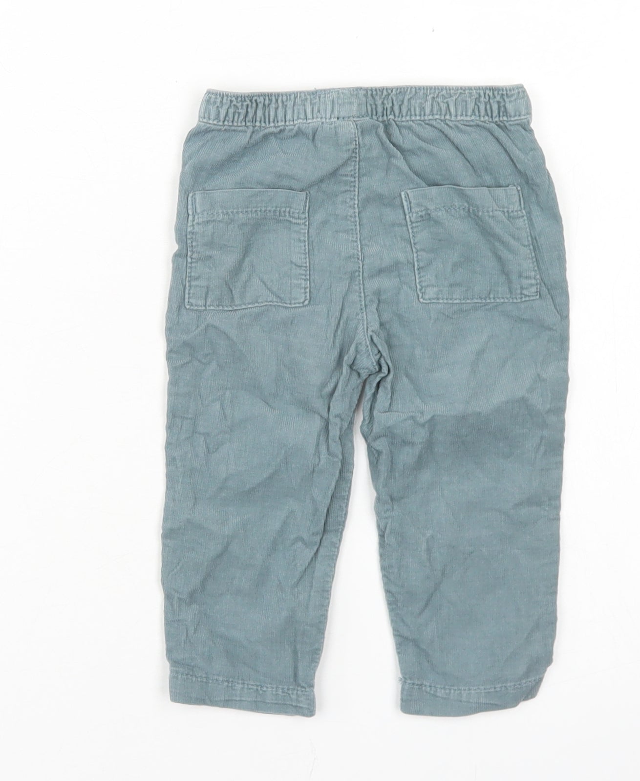 GOCCO Boys Blue  Cotton Cargo Trousers Size 6-9 Months