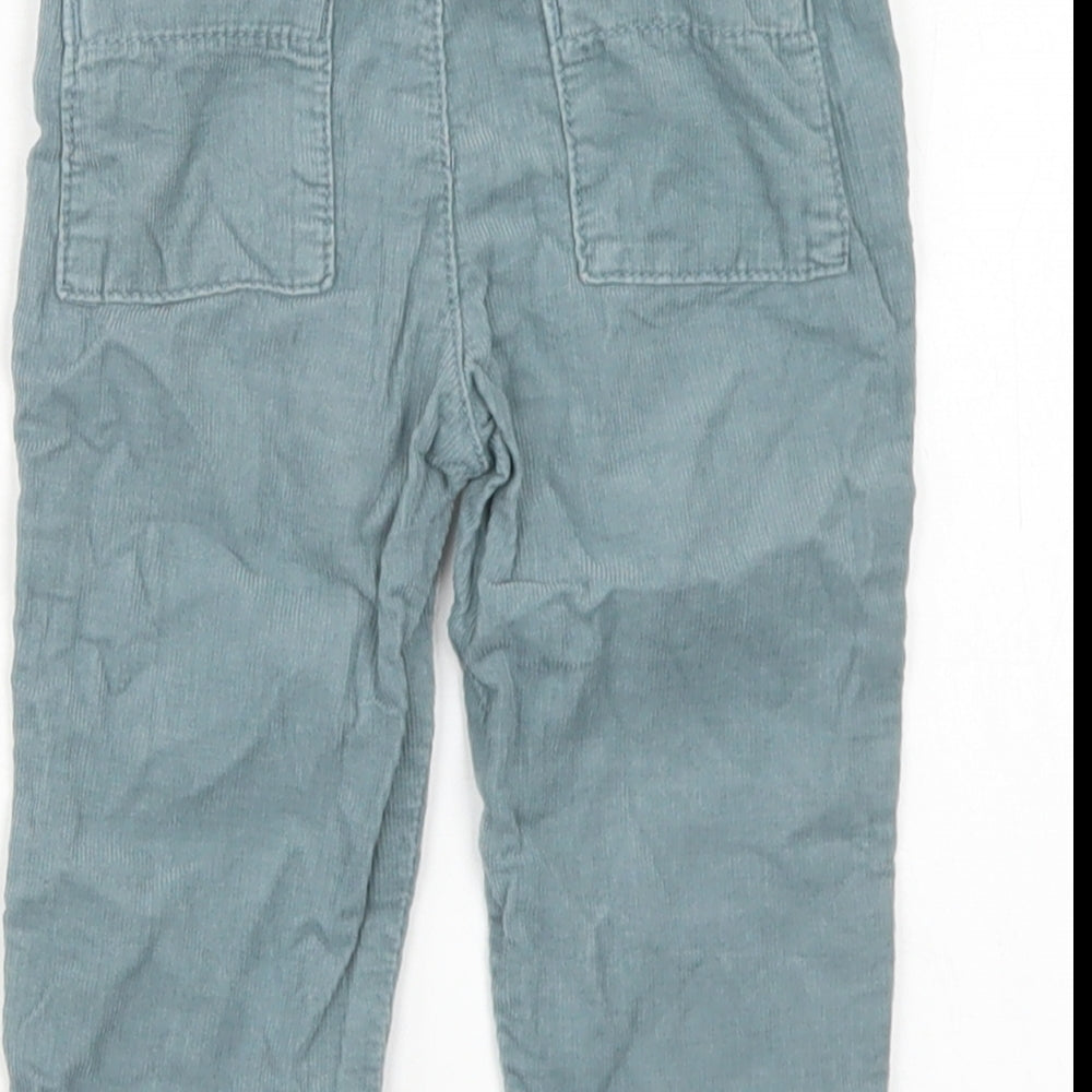 GOCCO Boys Blue  Cotton Cargo Trousers Size 6-9 Months