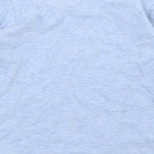 E-vie Angel Girls Blue  Cotton Basic T-Shirt Size 3 Years Crew Neck