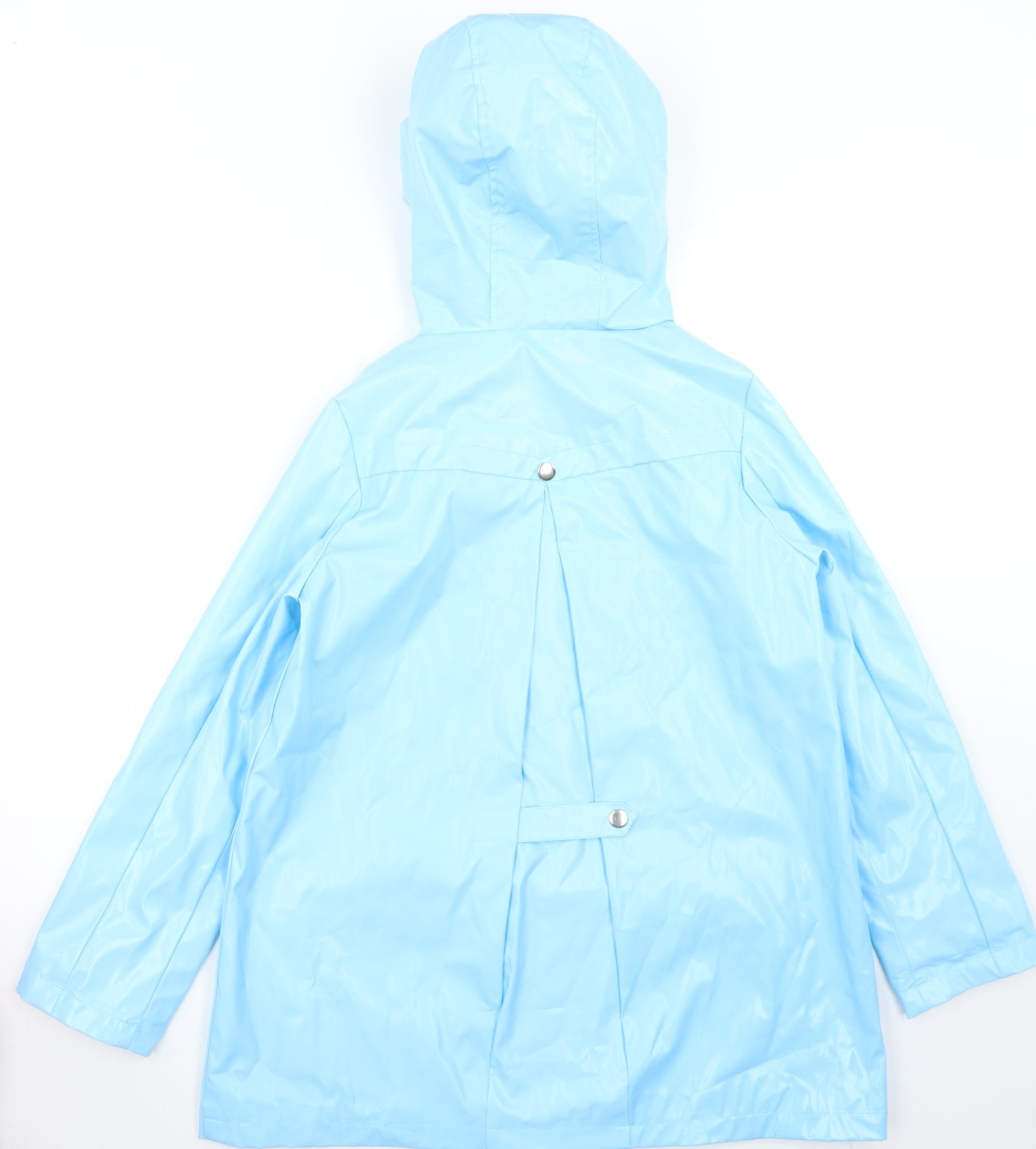 Atmosphere Womens Blue   Rain Coat Coat Size 6  Snap