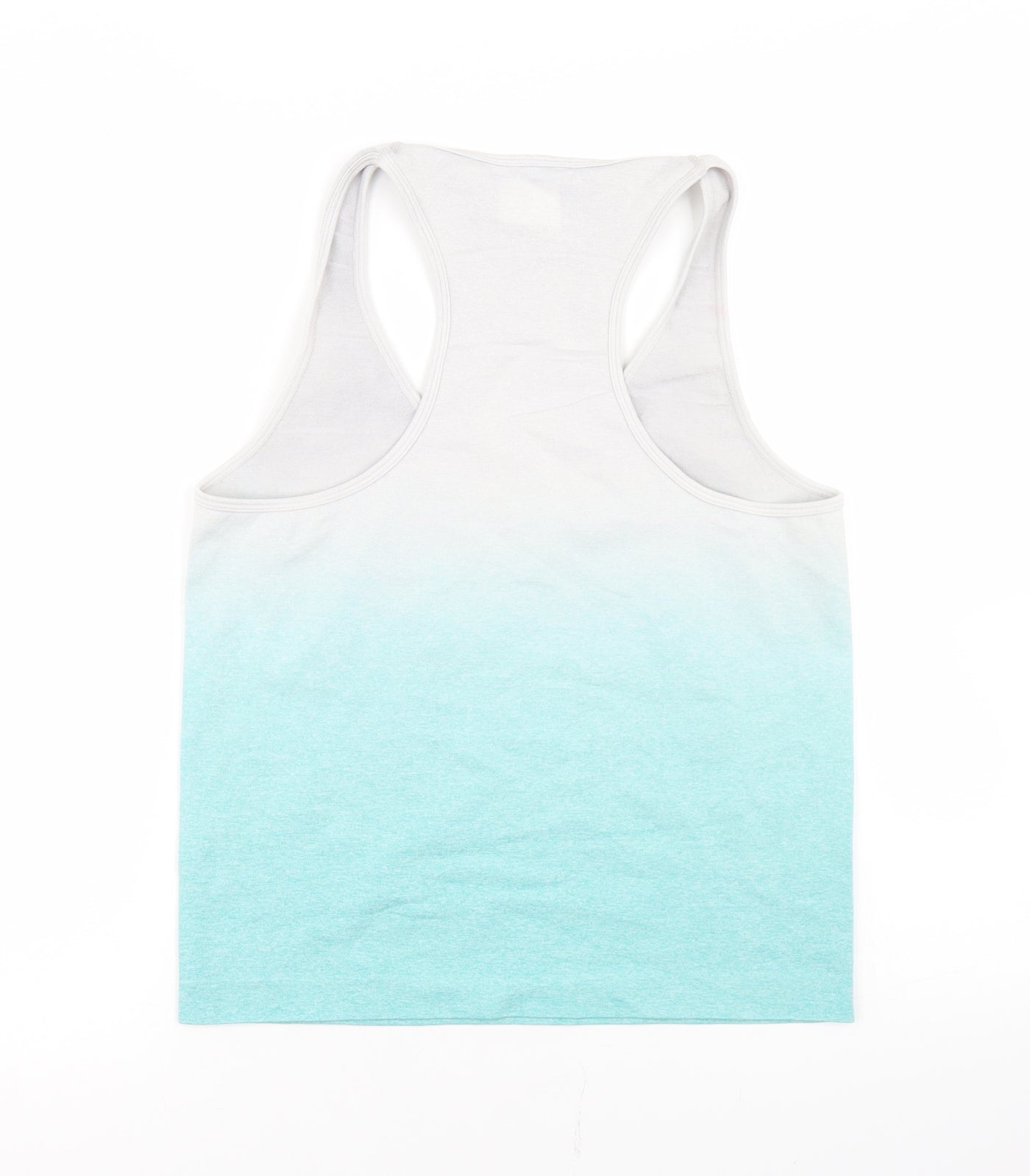 Boohoo Womens Grey  Polyamide Basic Tank Size M Round Neck  - Ombre two tone