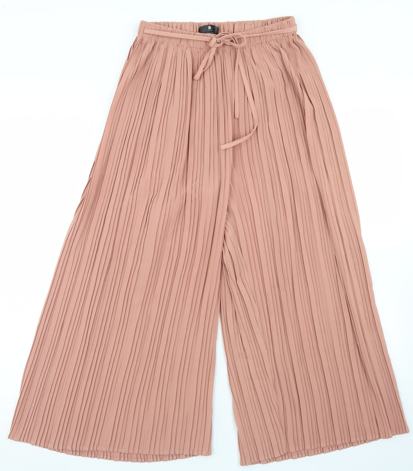 Missguided Womens Pink  Polyester Trousers  Size 10 L21 in Regular