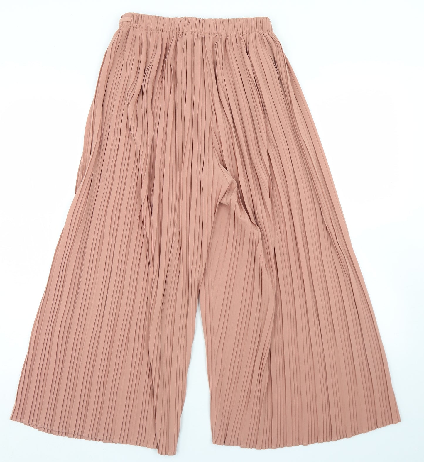Missguided Womens Pink  Polyester Trousers  Size 10 L21 in Regular