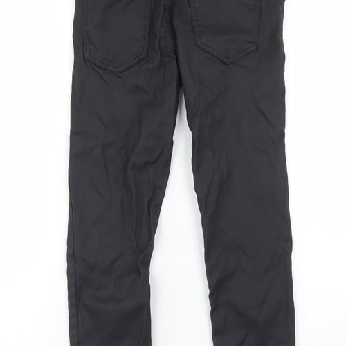 New Look Womens Black  Viscose Skinny Jeans Size 8 L24 in Regular Button