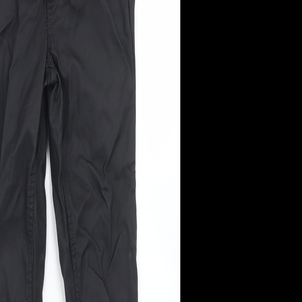 New Look Womens Black  Viscose Skinny Jeans Size 8 L24 in Regular Button