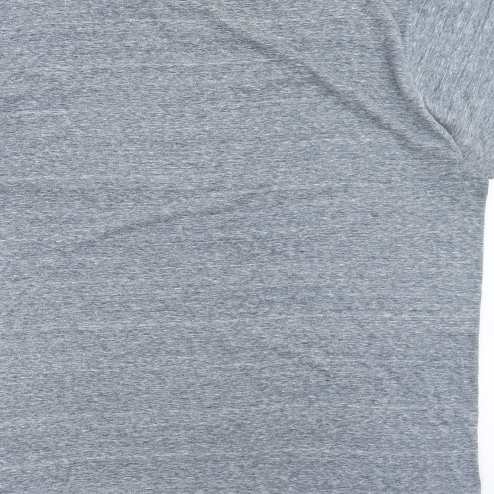 Savvy Mens Blue  Polyester  T-Shirt Size M Crew Neck  - Pepsi Cola