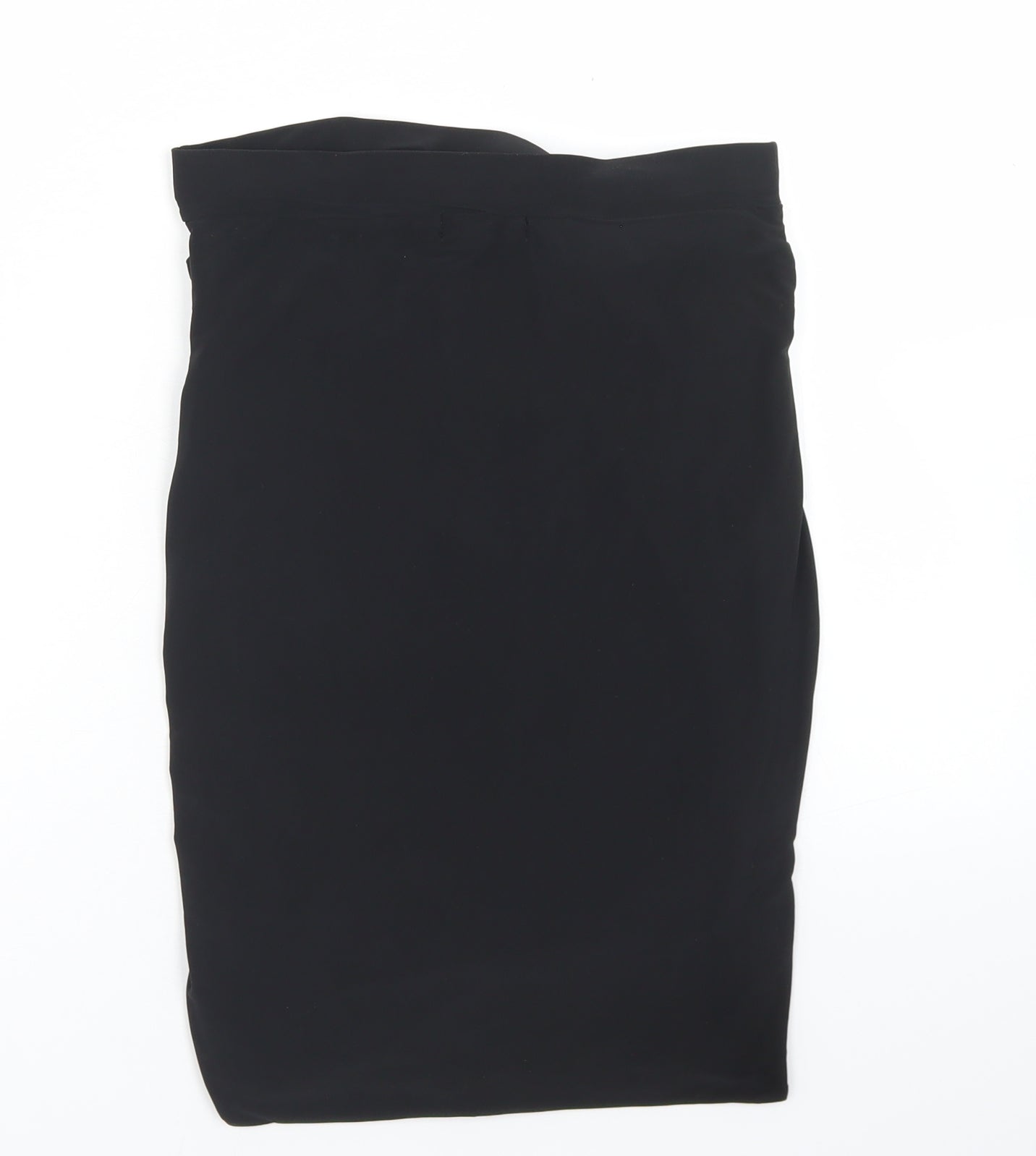 PRETTYLITTLETHING Womens Black  Polyester Bandage Skirt Size 14