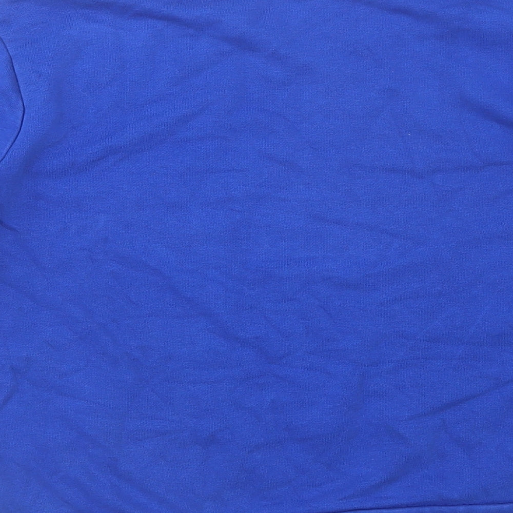 George Girls Blue  Cotton Pullover Sweatshirt Size 10-11 Years  Pullover - School Wear