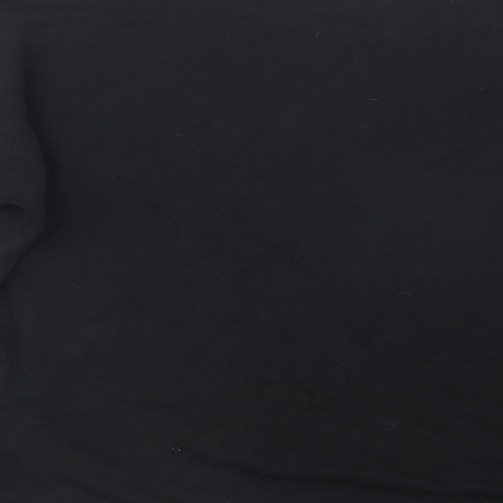 New Look Womens Black  Cotton Pullover Sweatshirt Size 18  Pullover - Nothing To Wear