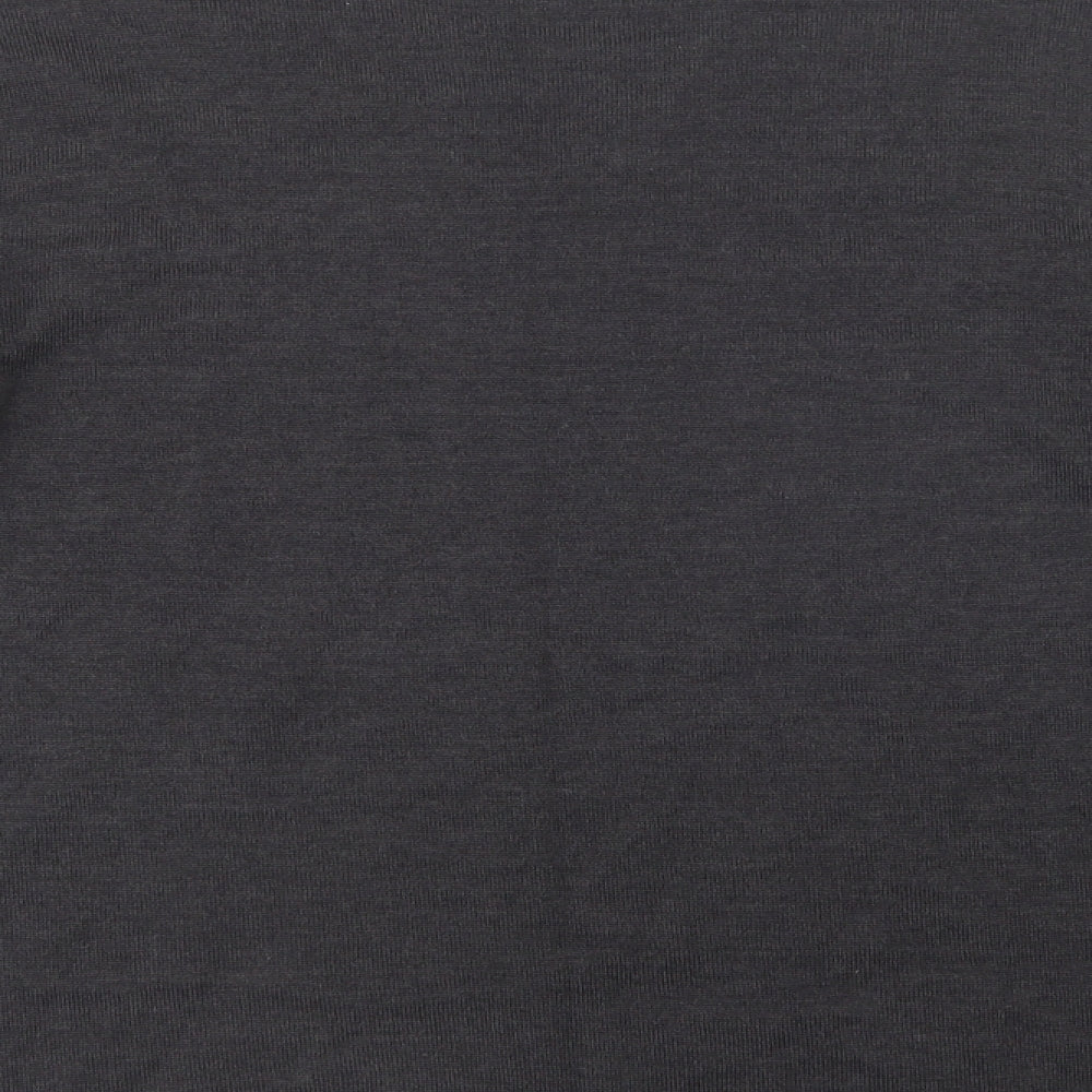 Peter Werth Mens Grey V-Neck  Wool Pullover Jumper Size M