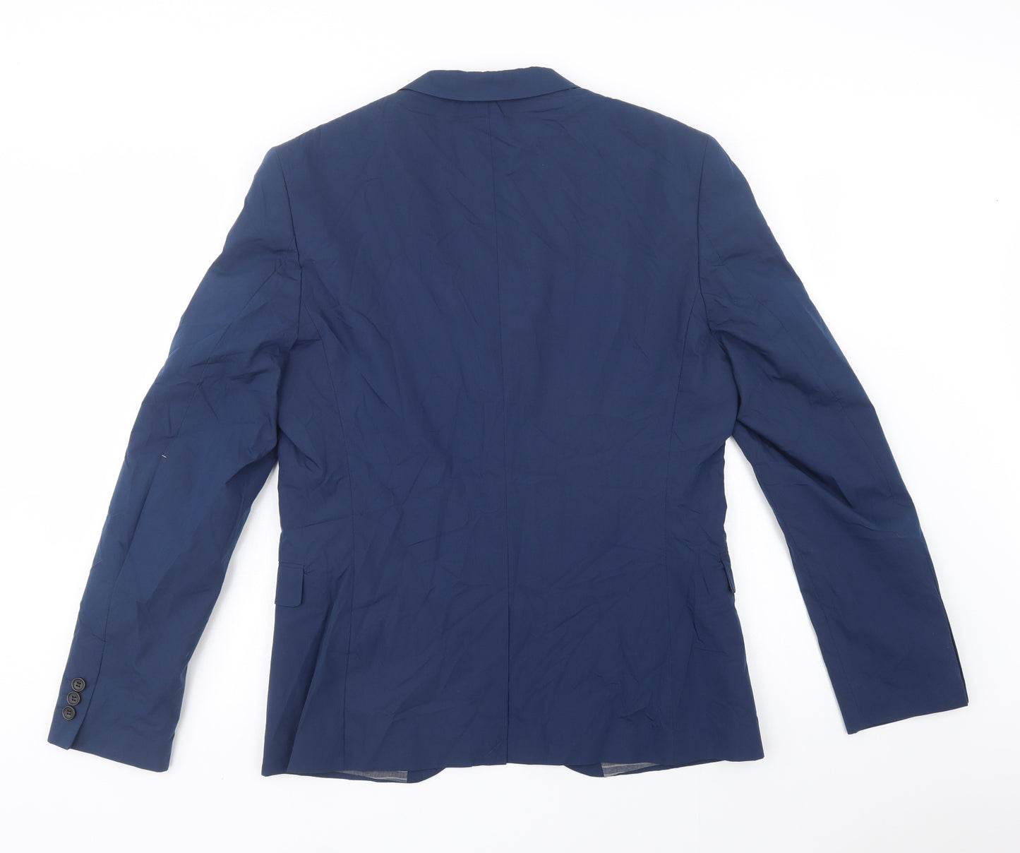 H&M Mens Blue   Jacket Blazer Size 42