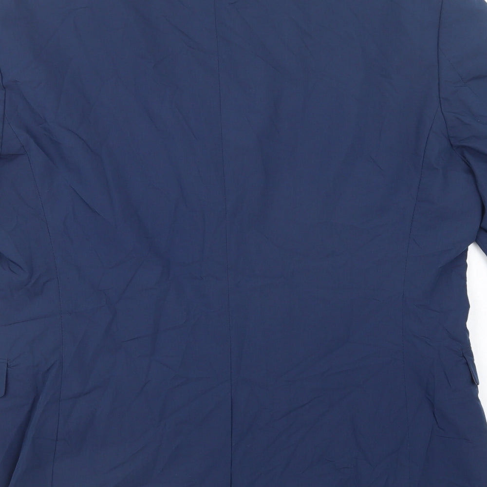 H&M Mens Blue   Jacket Blazer Size 42
