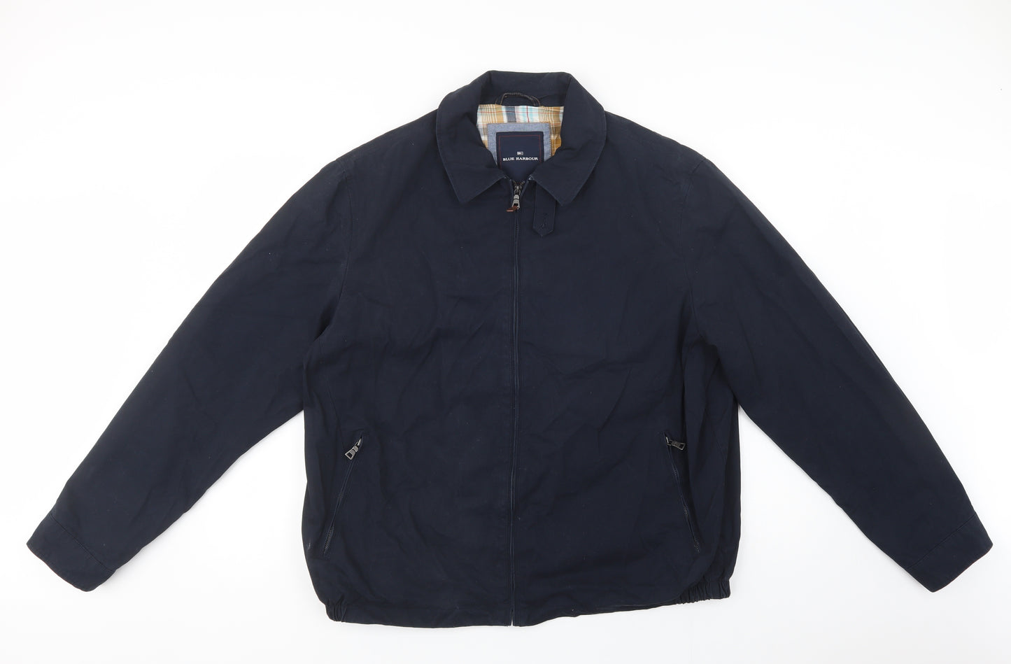 Marks and Spencer Mens Blue   Bomber Jacket Jacket Size XL  Zip