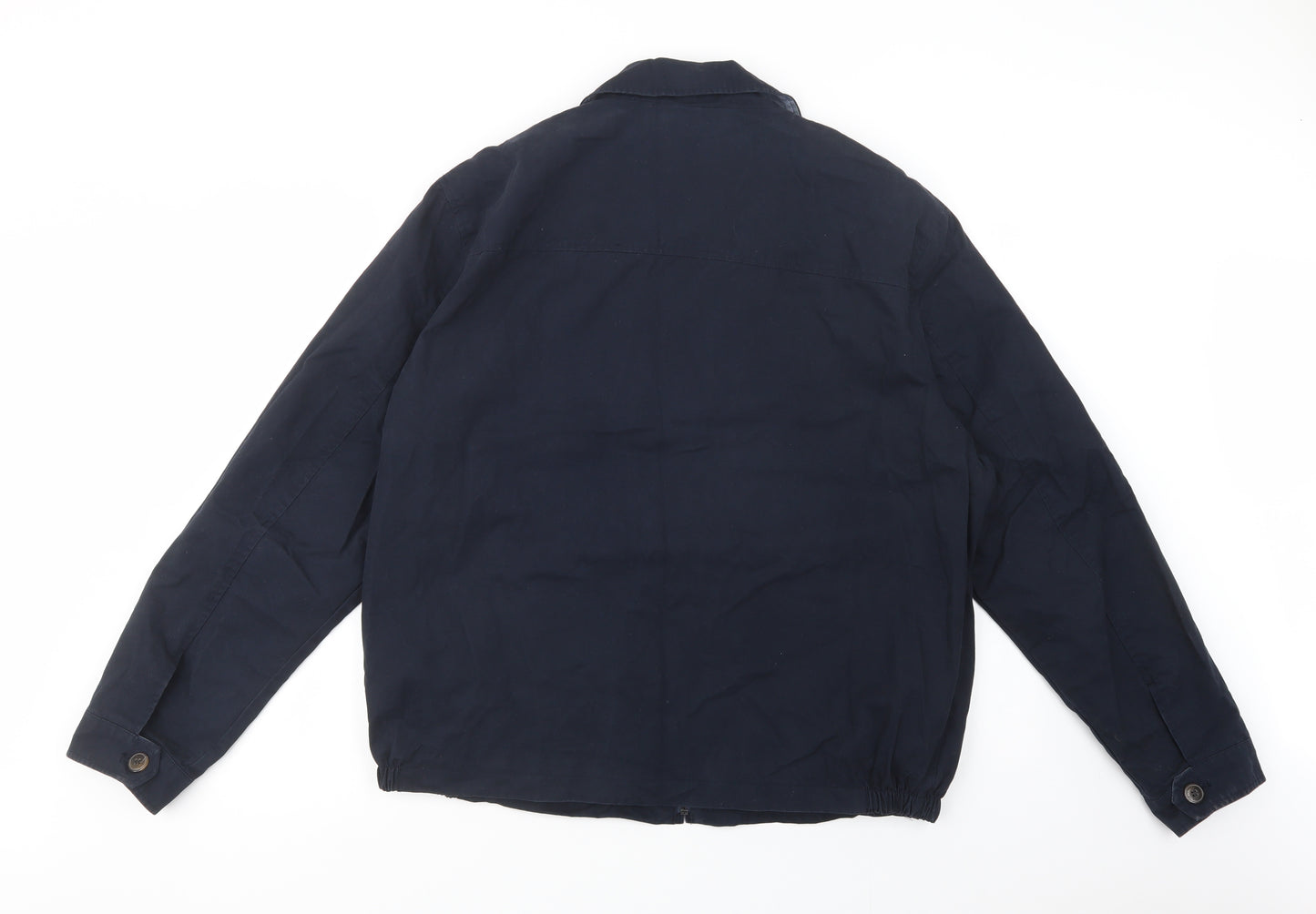 Marks and Spencer Mens Blue   Bomber Jacket Jacket Size XL  Zip