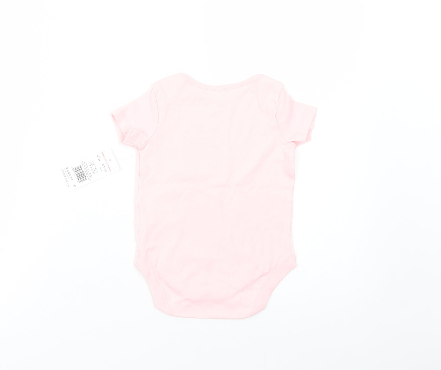 F&F Baby Pink  Cotton Babygrow One-Piece Size 12-18 Months  Snap - Daddy's Sunshine